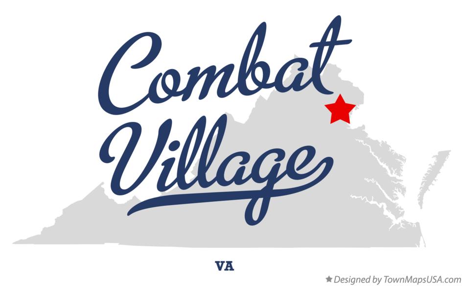 Map of Combat Village Virginia VA