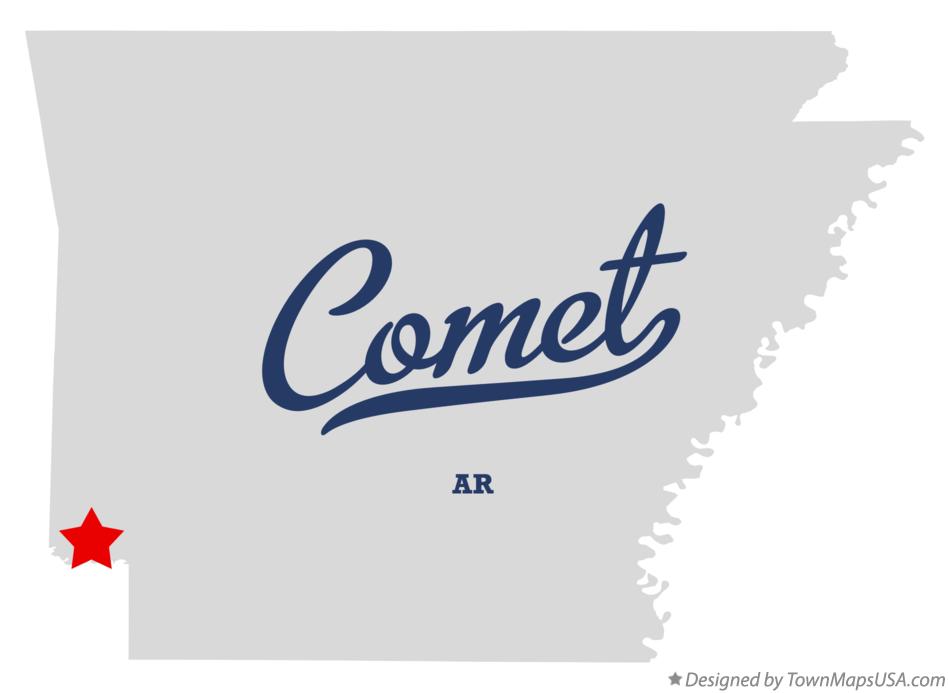 Map of Comet Arkansas AR