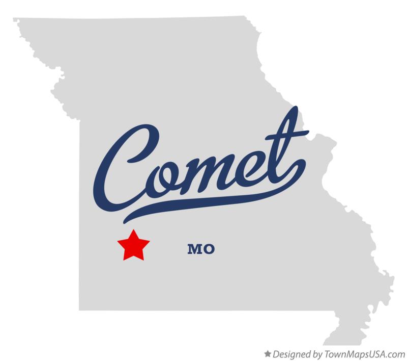 Map of Comet Missouri MO