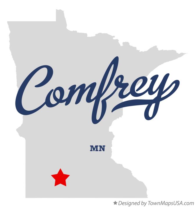Map of Comfrey Minnesota MN