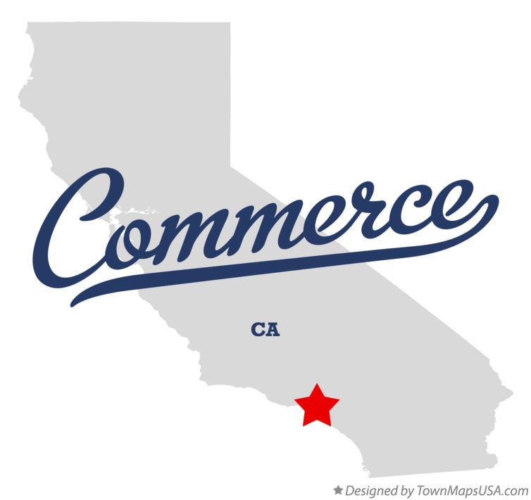Map of Commerce California CA