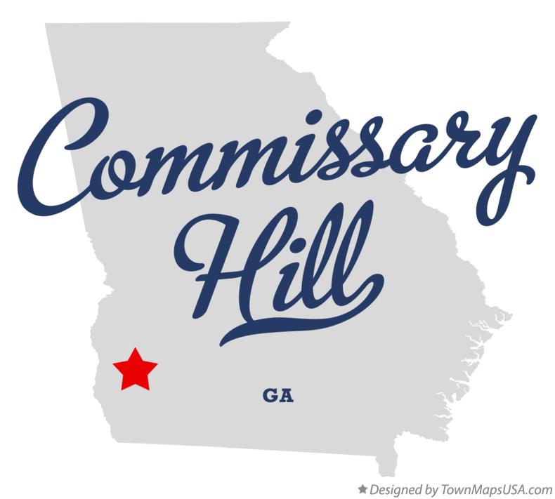 Map of Commissary Hill Georgia GA