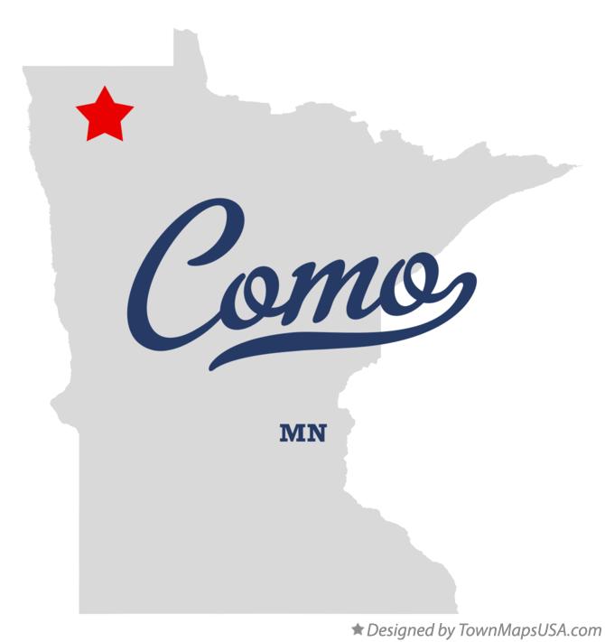 Map of Como Minnesota MN