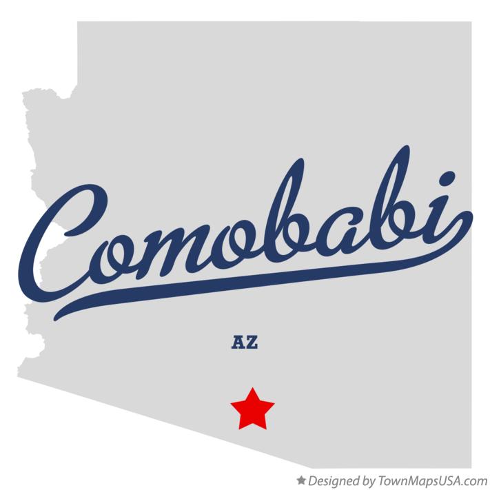 Map of Comobabi Arizona AZ