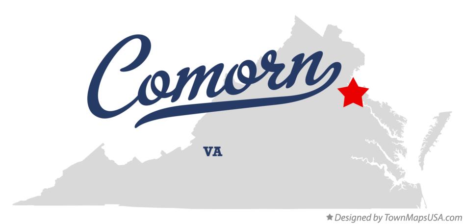 Map of Comorn Virginia VA