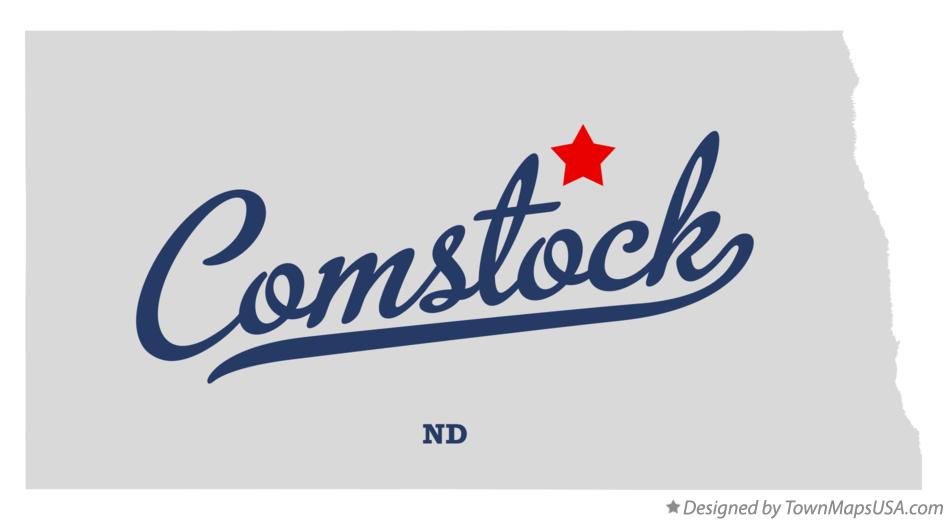 Map of Comstock North Dakota ND