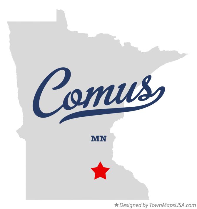 Map of Comus Minnesota MN