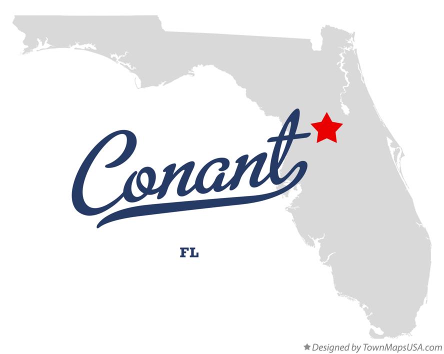 Map of Conant Florida FL