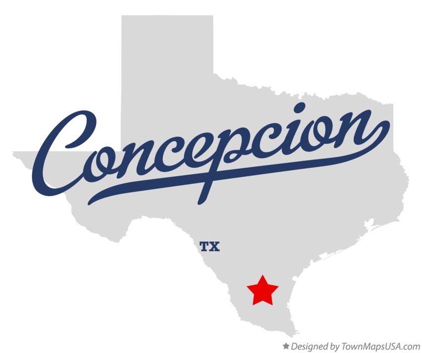 Map of Concepcion Texas TX
