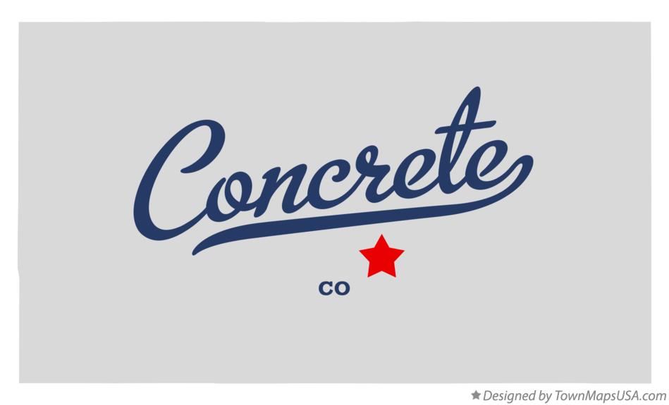 Map of Concrete Colorado CO