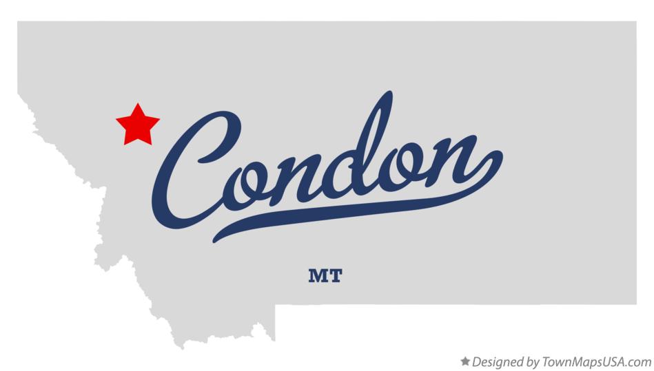 Map of Condon Montana MT