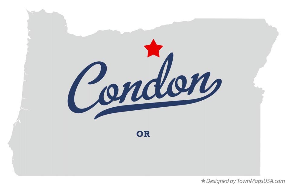 Map of Condon Oregon OR