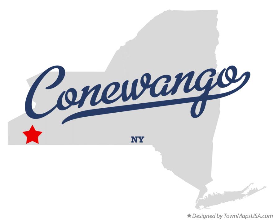 Map of Conewango New York NY