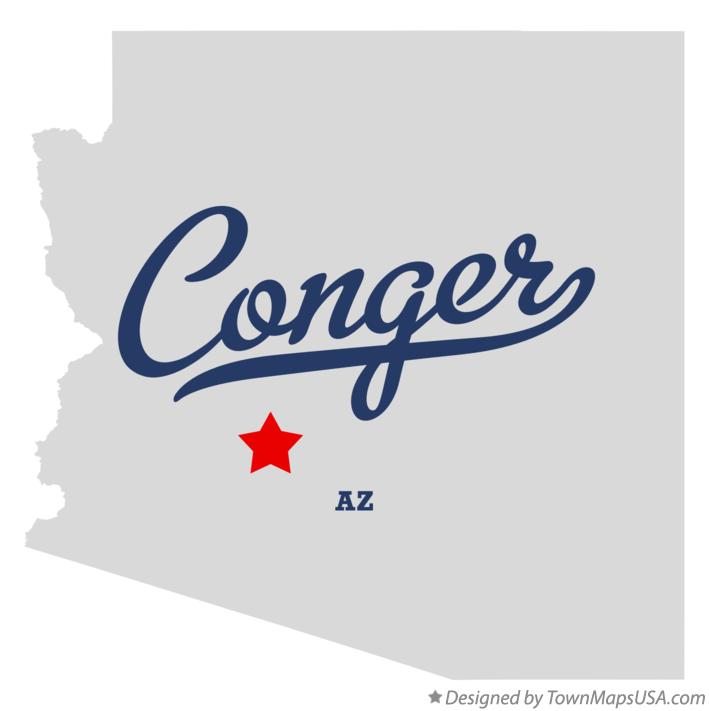 Map of Conger Arizona AZ