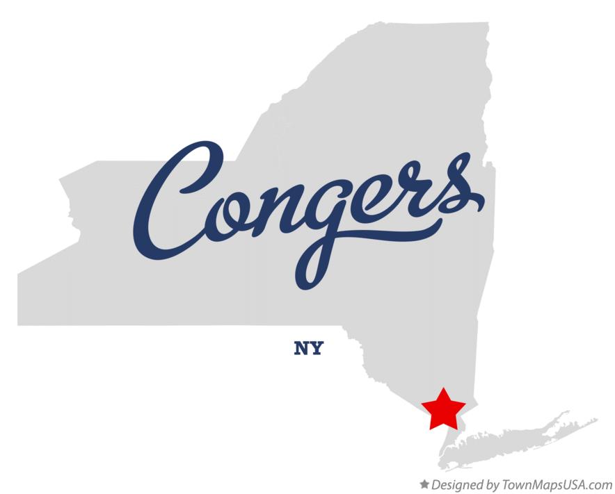 Map of Congers New York NY