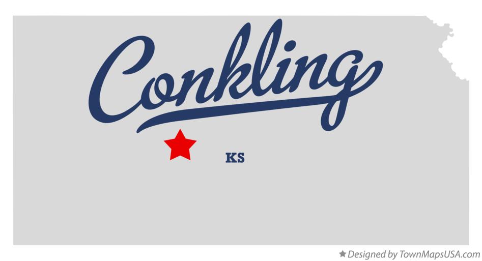 Map of Conkling Kansas KS
