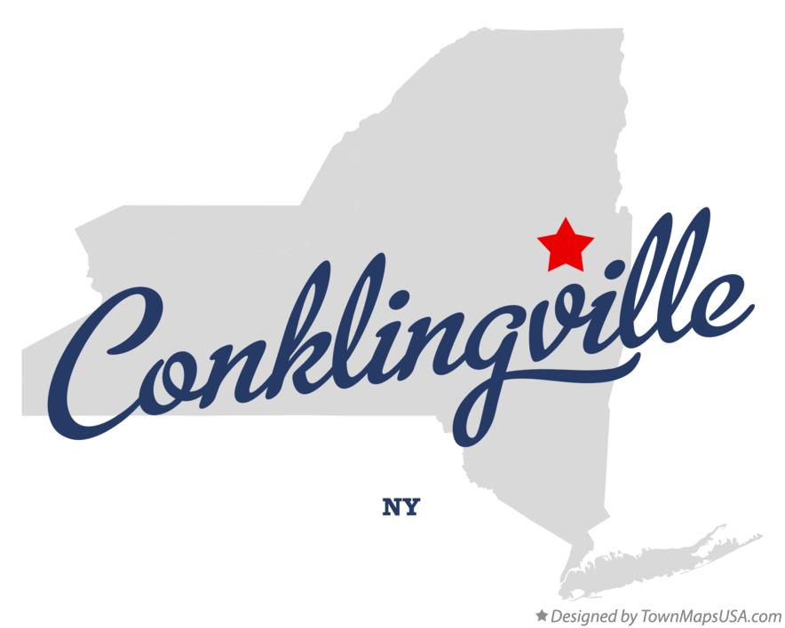 Map of Conklingville New York NY