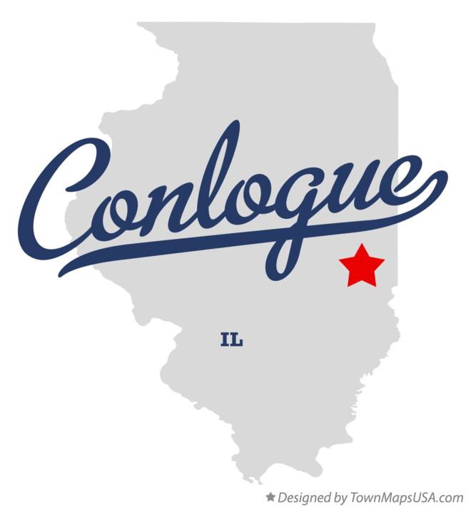 Map of Conlogue Illinois IL
