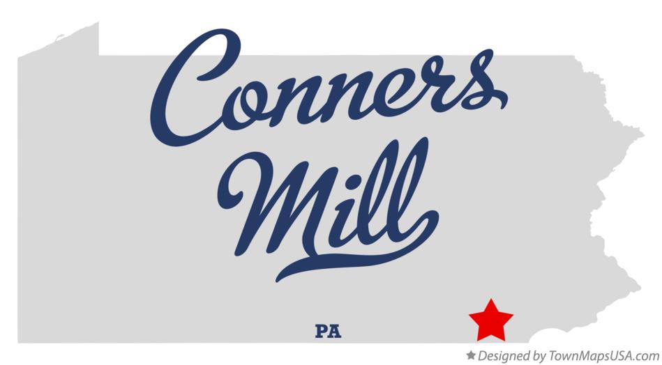 Map of Conners Mill Pennsylvania PA