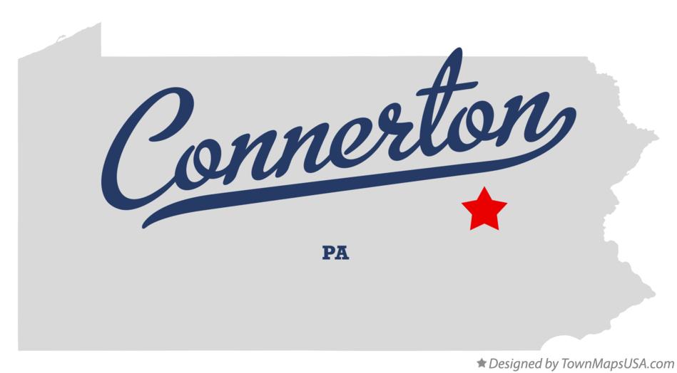 Map of Connerton Pennsylvania PA