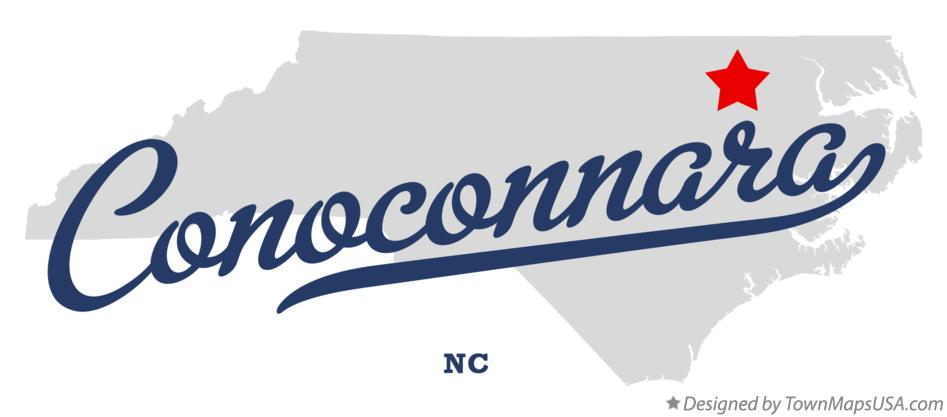 Map of Conoconnara North Carolina NC