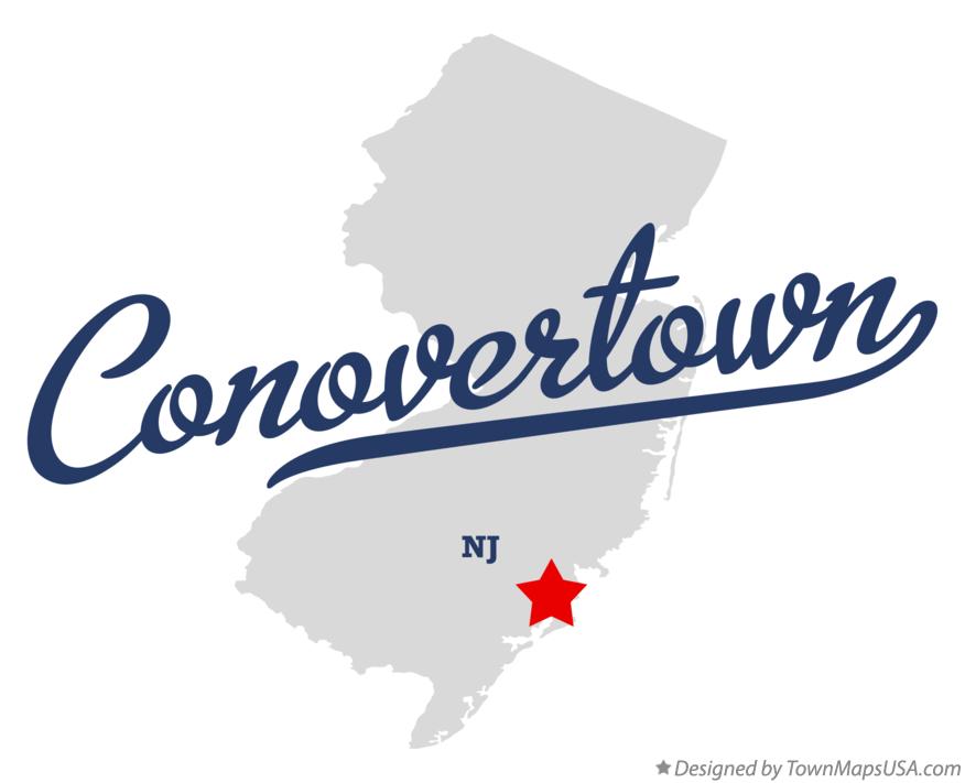 Map of Conovertown New Jersey NJ