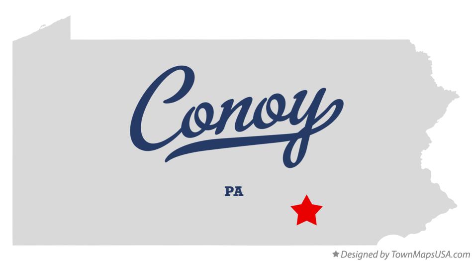 Map of Conoy Pennsylvania PA
