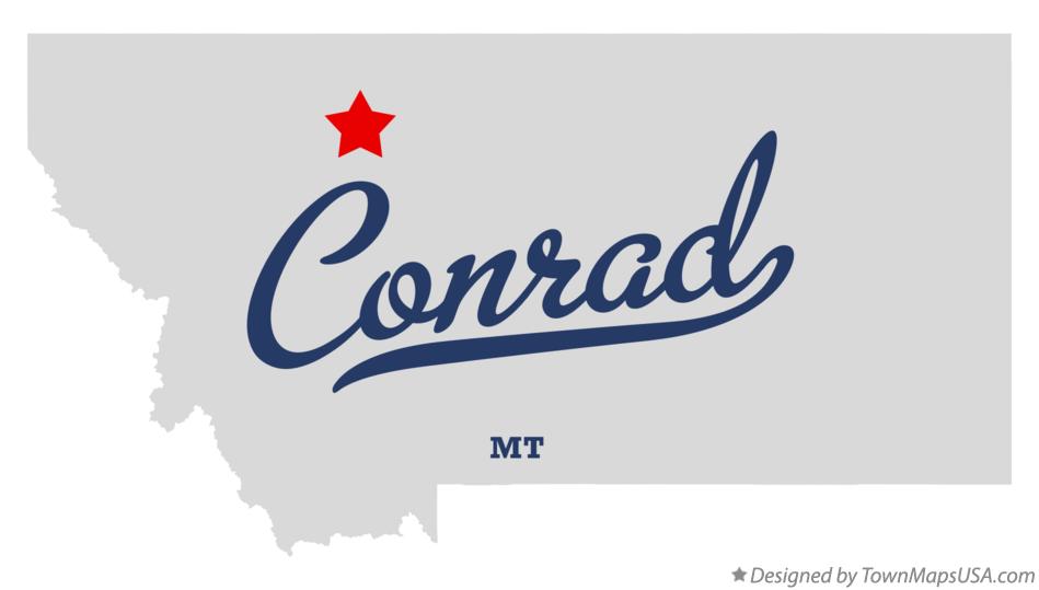 Map of Conrad Montana MT