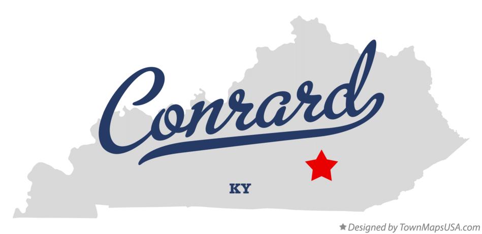 Map of Conrard Kentucky KY