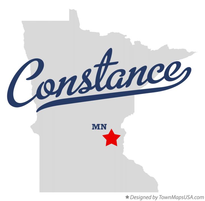 Map of Constance Minnesota MN