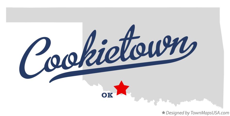 Map of Cookietown Oklahoma OK