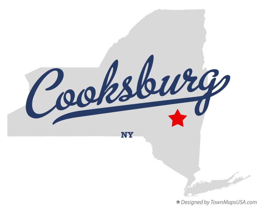 Map of Cooksburg New York NY