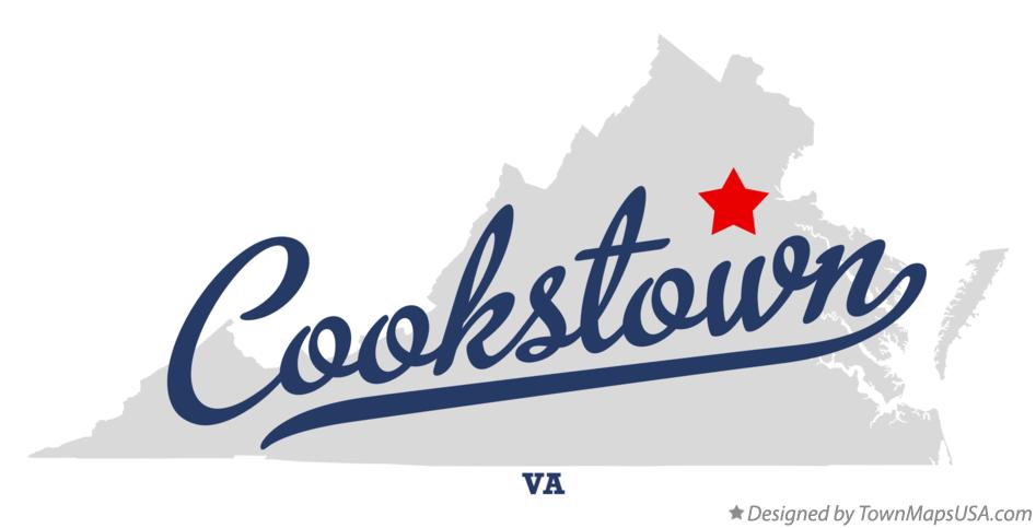 Map of Cookstown Virginia VA