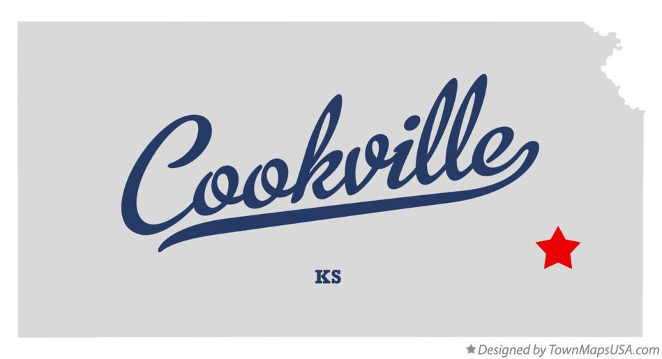 Map of Cookville Kansas KS