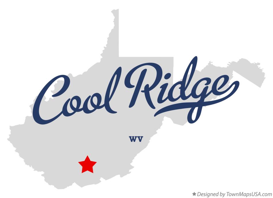 Map of Cool Ridge West Virginia WV