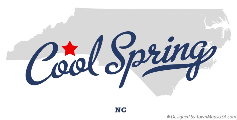 Map of Cool Spring North Carolina NC