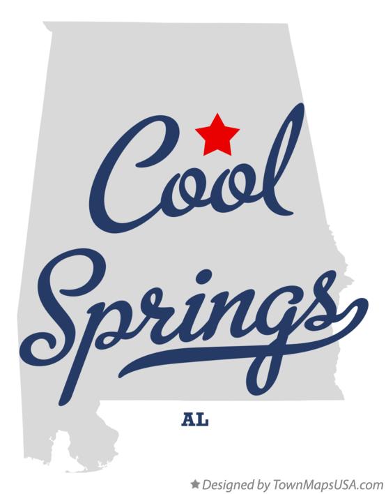 Map of Cool Springs Alabama AL