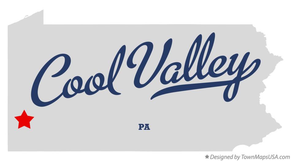 Map of Cool Valley Pennsylvania PA