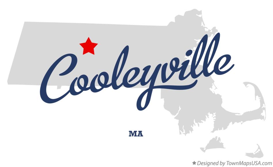 Map of Cooleyville Massachusetts MA