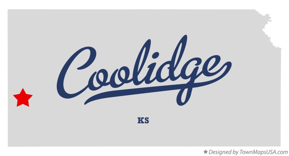 Map of Coolidge Kansas KS