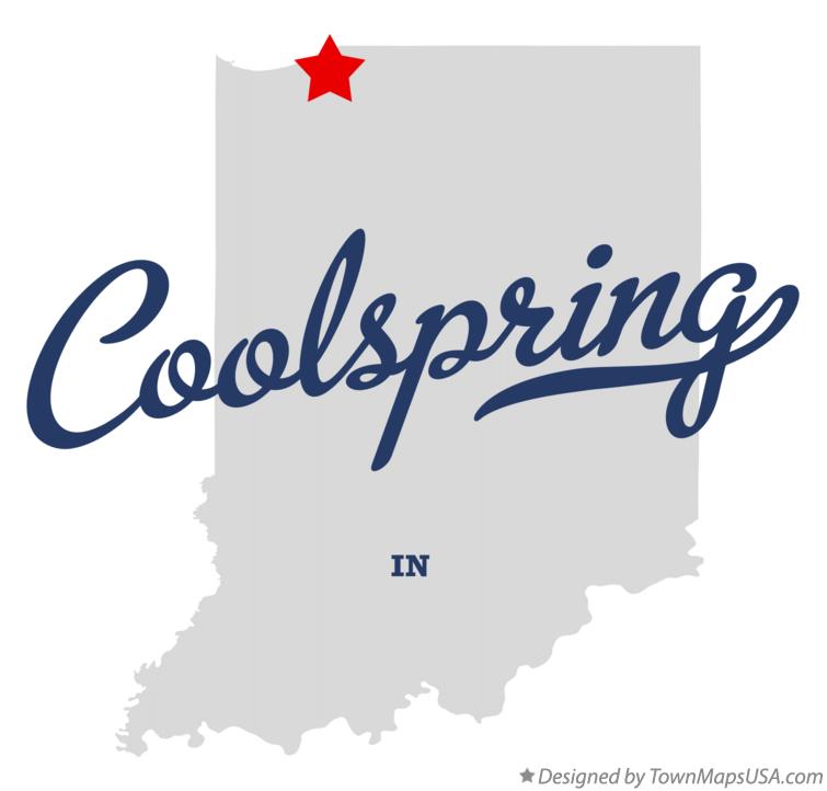 Map of Coolspring Indiana IN