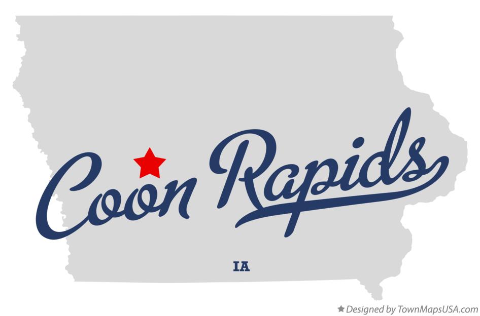 Map of Coon Rapids Iowa IA
