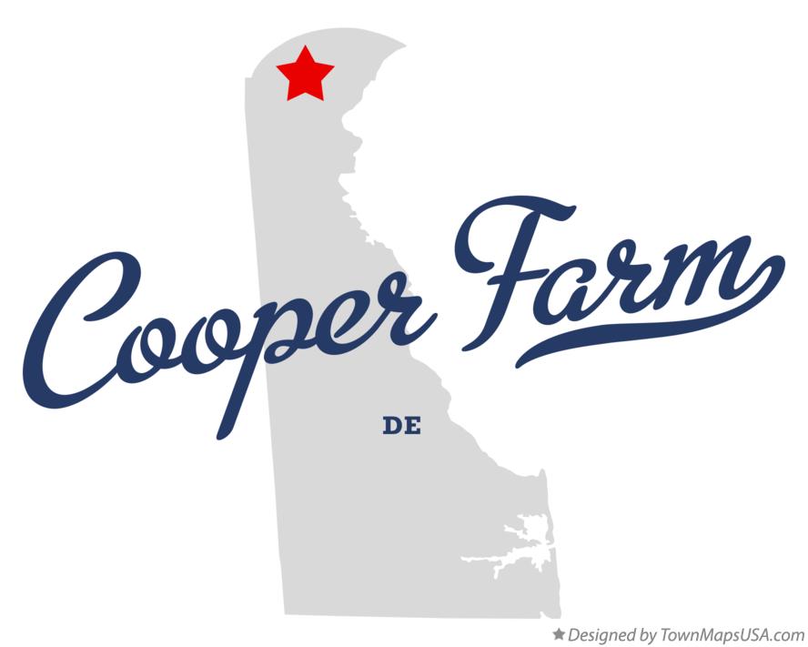 Map of Cooper Farm Delaware DE