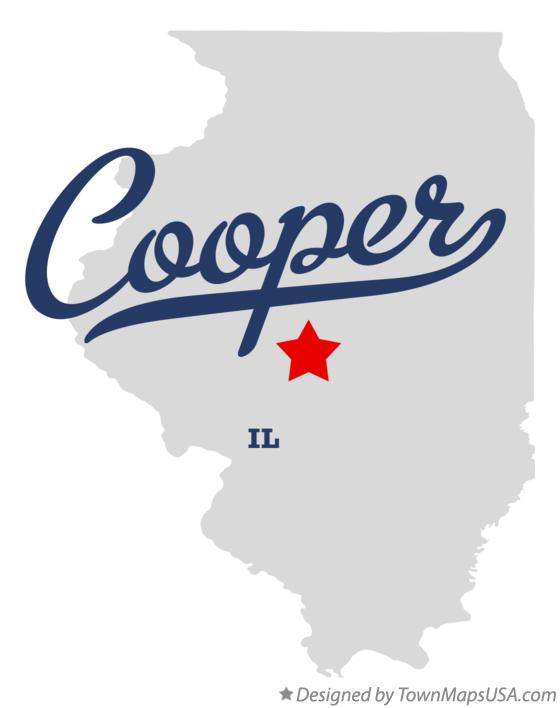 Map of Cooper Illinois IL