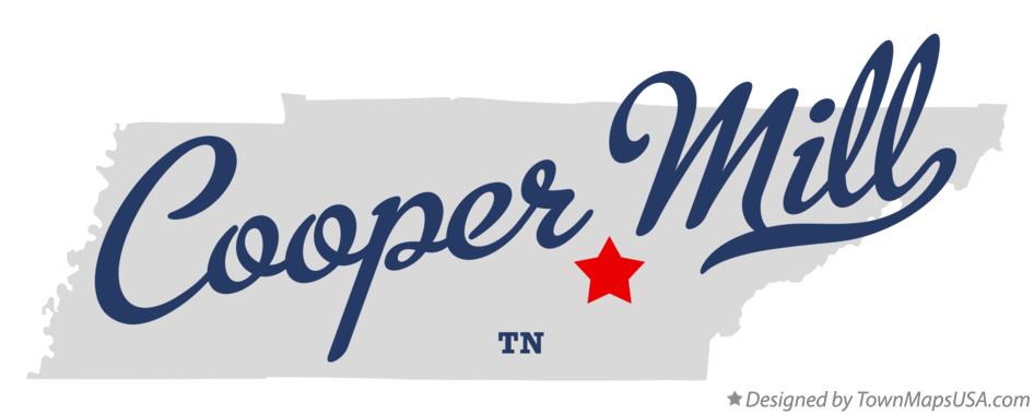 Map of Cooper Mill Tennessee TN