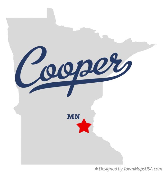 Map of Cooper Minnesota MN
