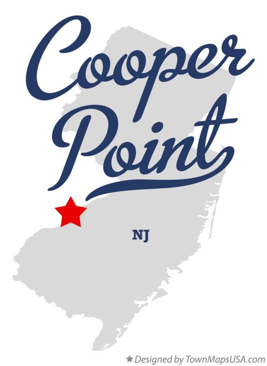 Map of Cooper Point New Jersey NJ