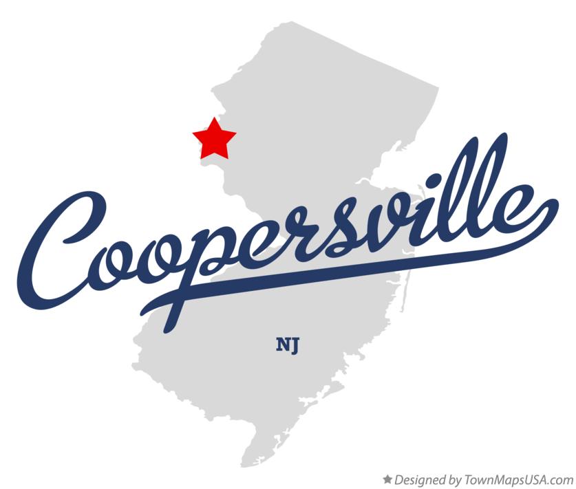 Map of Coopersville New Jersey NJ