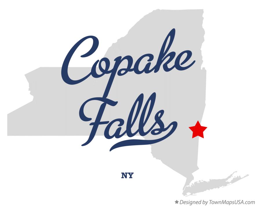 Map of Copake Falls New York NY