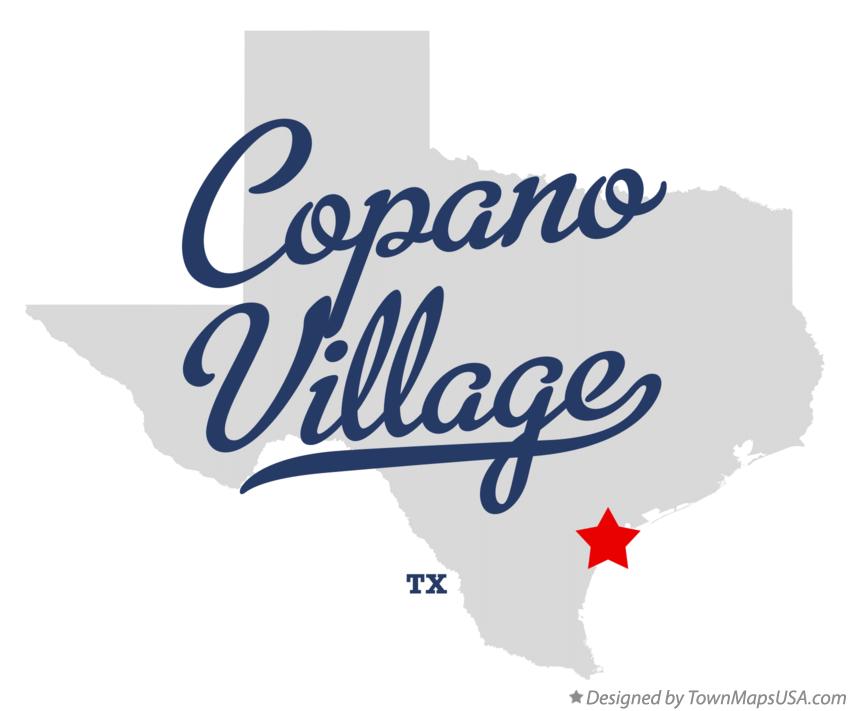 Map of Copano Village Texas TX